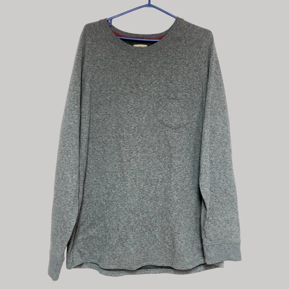 Wind River Heritage Charcoal Heather Very Soft Long Sleeve Shirt Size 3XL